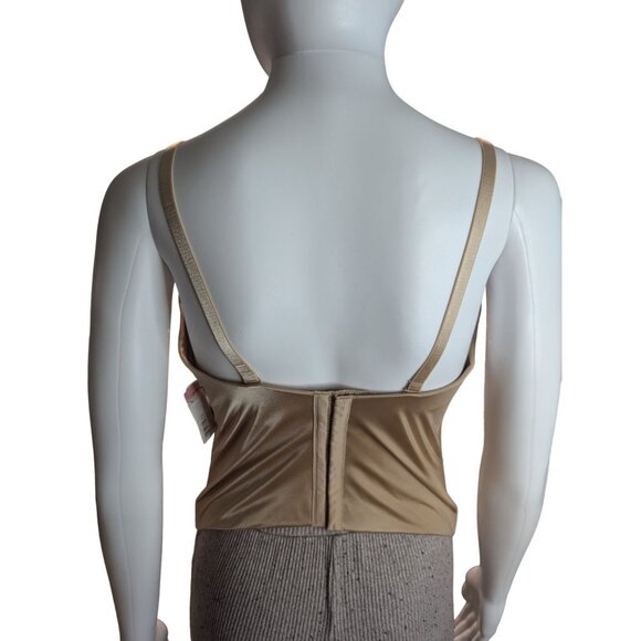 Fine Lines Low Back Strapless Convertible Shaping Bustier, Nude 38B - RL132 - Picture 8 of 12